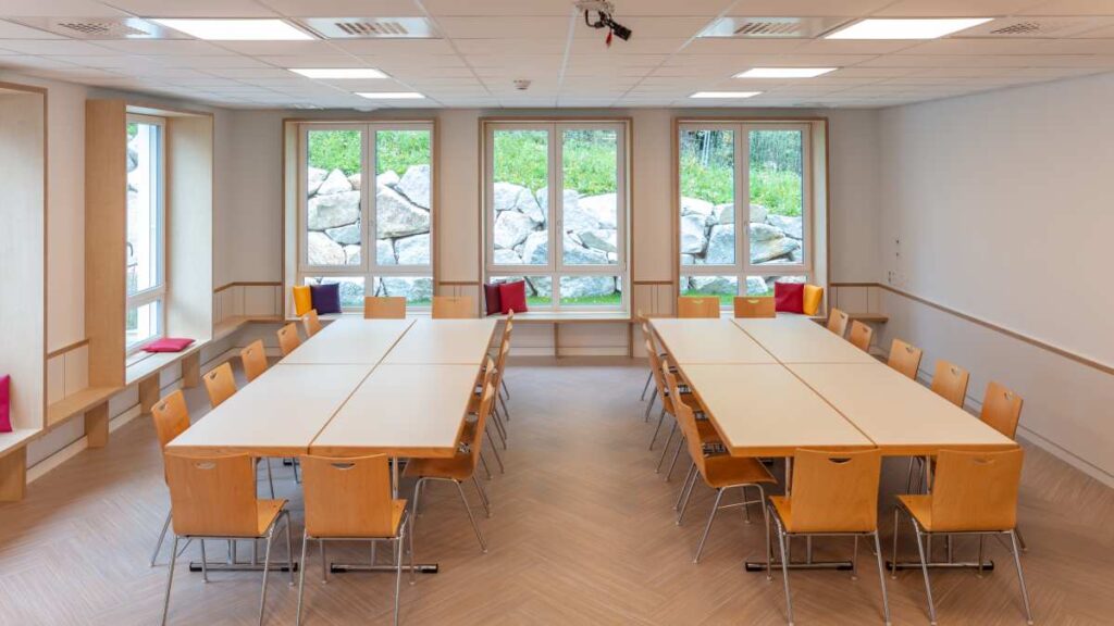 Innenansicht Jugendstätte Haidenaab