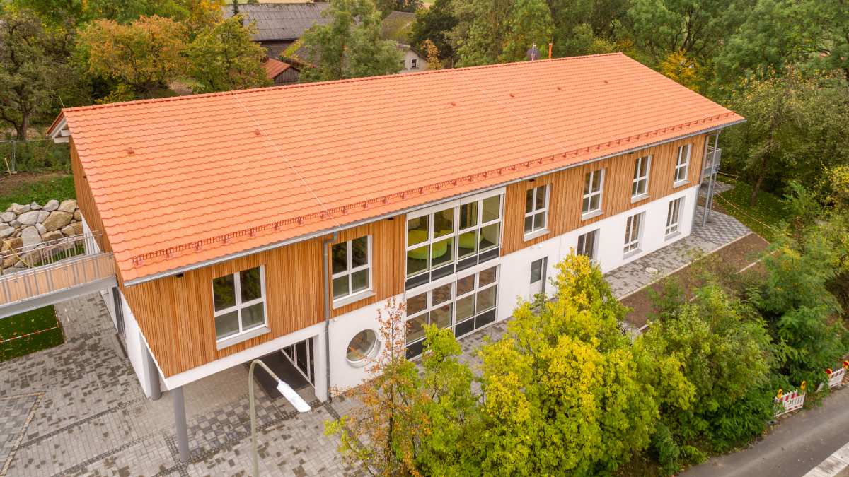 Jugendstätte Haidenaab von oben